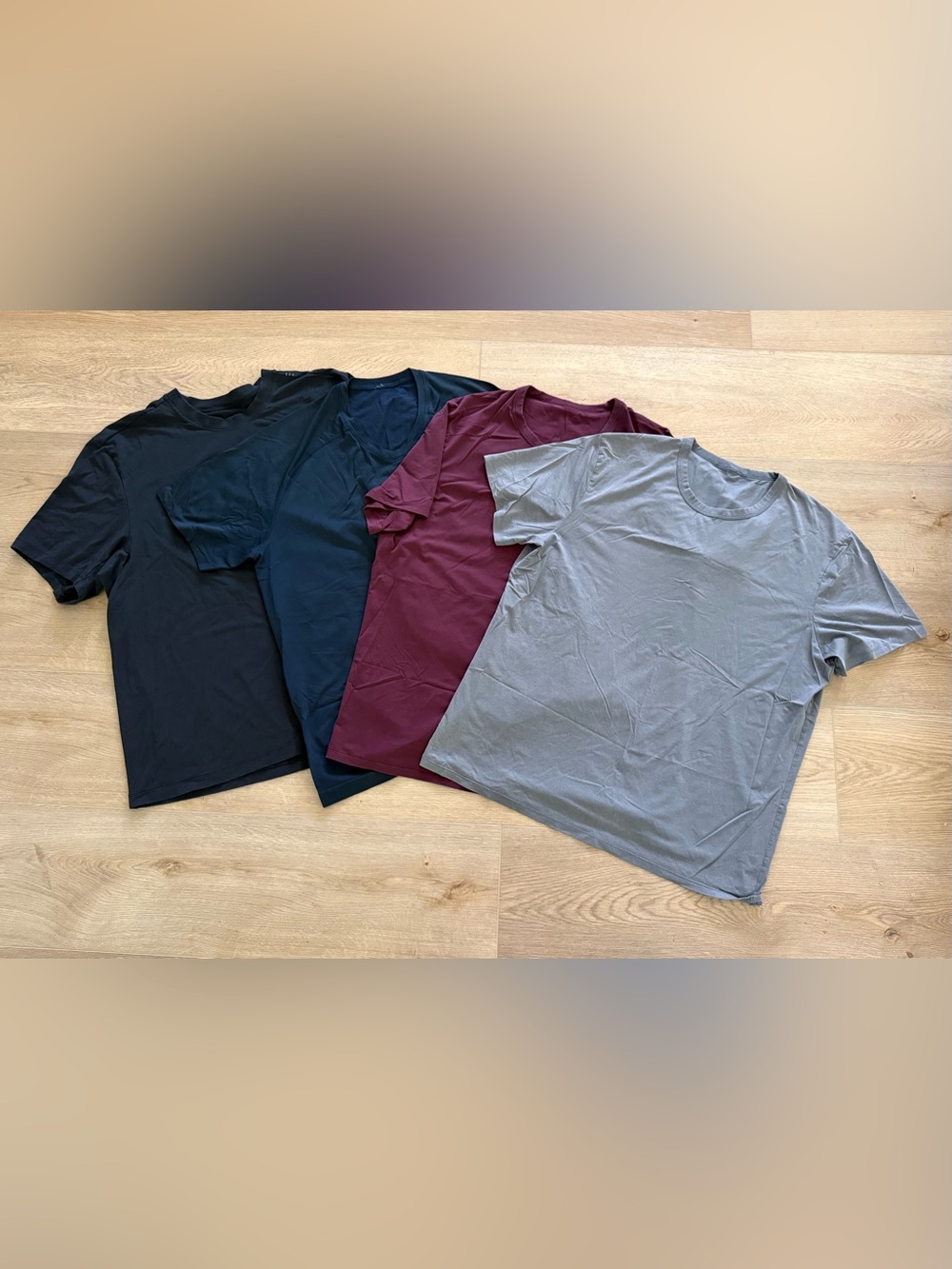 Lululemon Men’s XXL Fundamental Performance T-Shirt 4 Pack Bundle